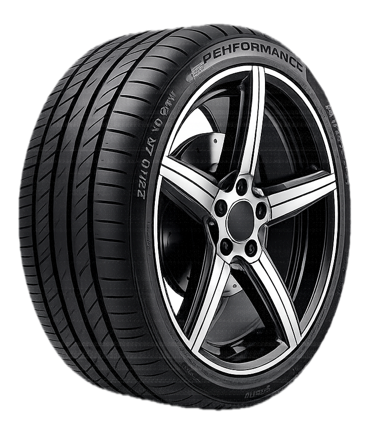 Car tire mockup